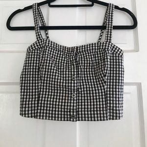 Hollister Checkered Plaid Crop top